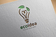 Eco Idea Logo Template
