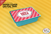 Cover on Foil TrayPackaging Mockup