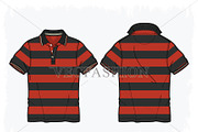 Men Golf Shirt Vector Clothing Templ
