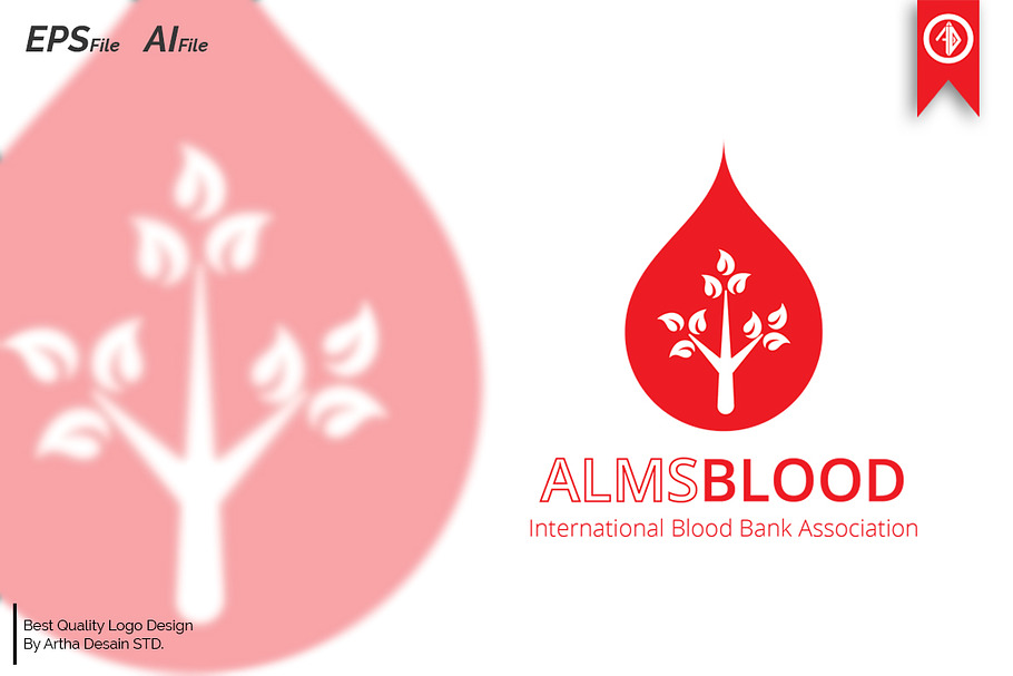 Blood Logo Template in Logo Templates - product preview 8