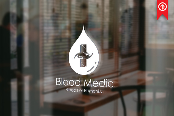 Blood Medical Logo Template in Logo Templates - product preview 3
