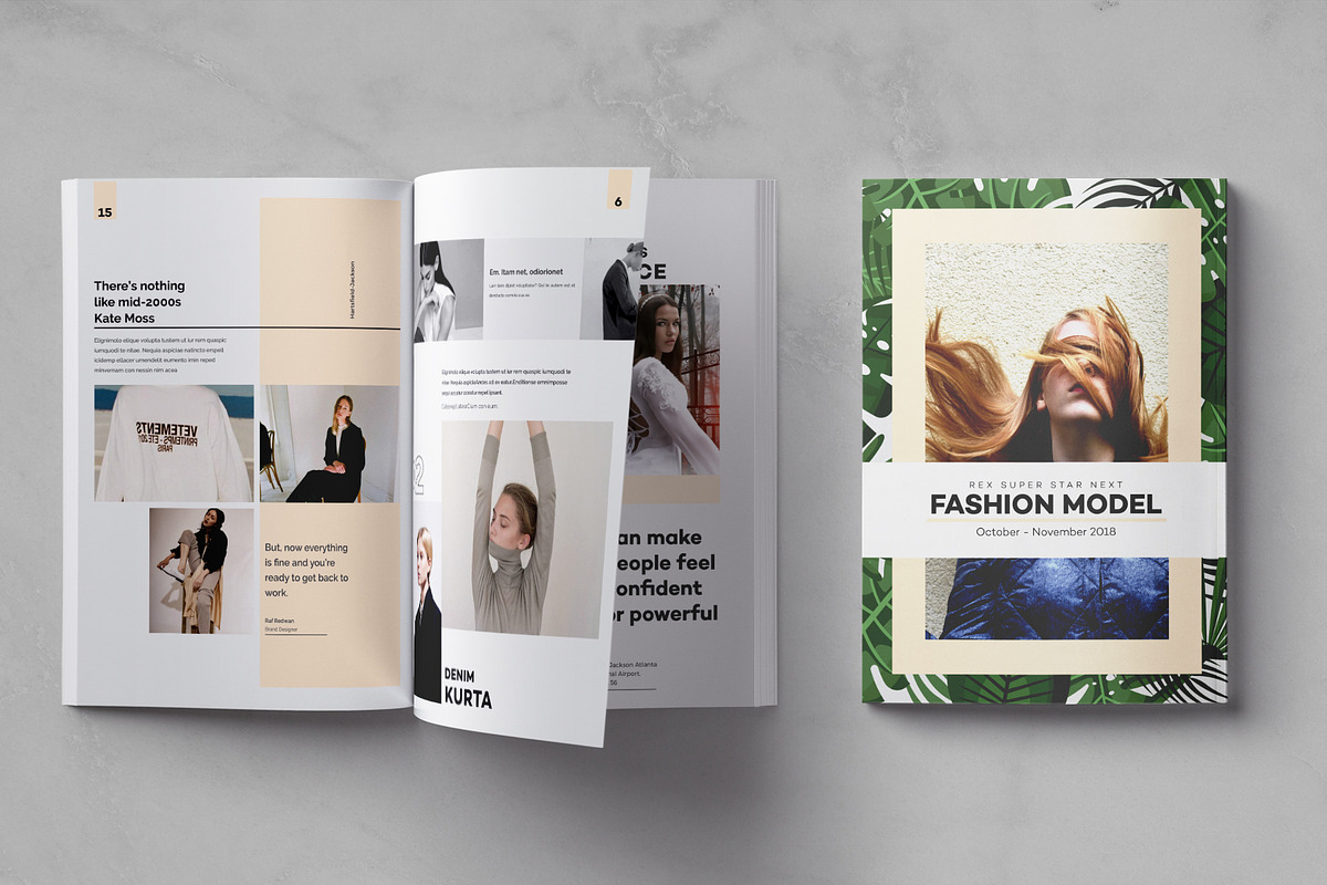 Fashion Lookbook / Brochure in Brochure Templates - product preview 8