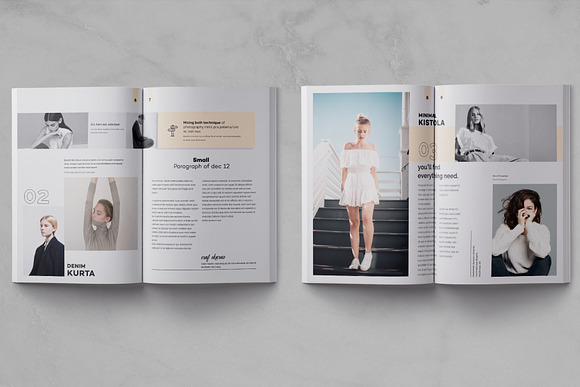 Fashion Lookbook / Brochure in Brochure Templates - product preview 4