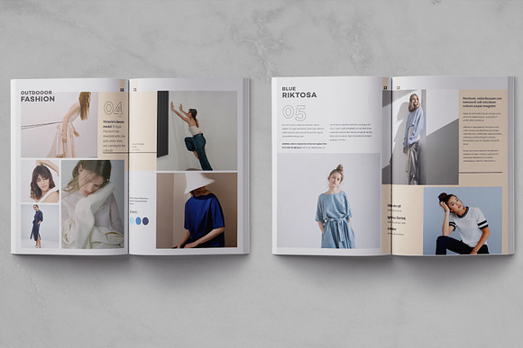 Fashion Lookbook / Brochure in Brochure Templates - product preview 5
