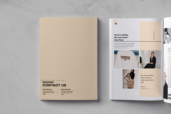 Fashion Lookbook / Brochure in Brochure Templates - product preview 6