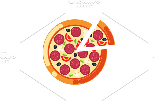 Pizza Slice, Pizzeria Italian Food
