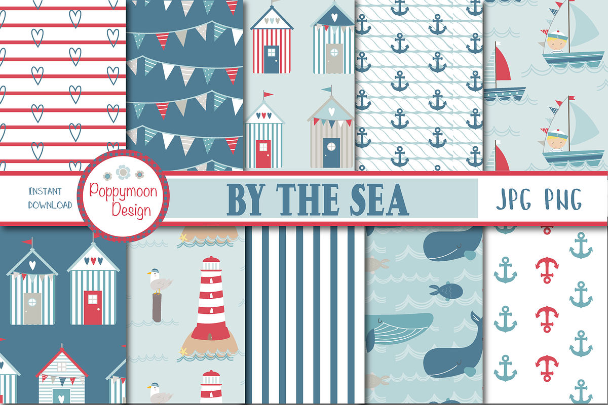 By the Sea paper in Patterns - product preview 8