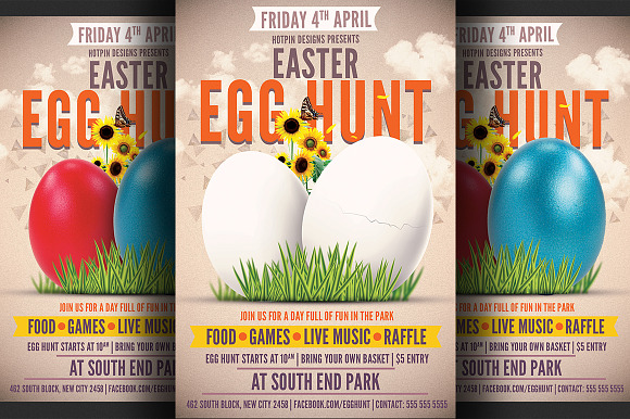 Easter Flyer Bundle - Psd Template in Flyer Templates - product preview 1