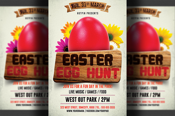 Easter Flyer Bundle - Psd Template in Flyer Templates - product preview 2