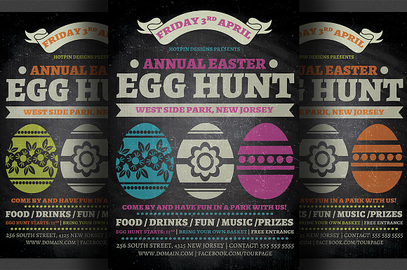 Easter Flyer Bundle - Psd Template in Flyer Templates - product preview 3