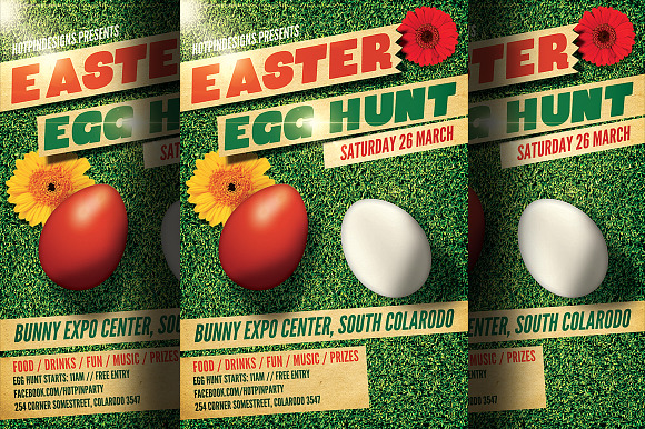 Easter Flyer Bundle - Psd Template in Flyer Templates - product preview 4