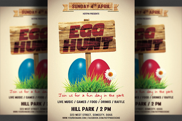 Easter Flyer Bundle - Psd Template in Flyer Templates - product preview 6