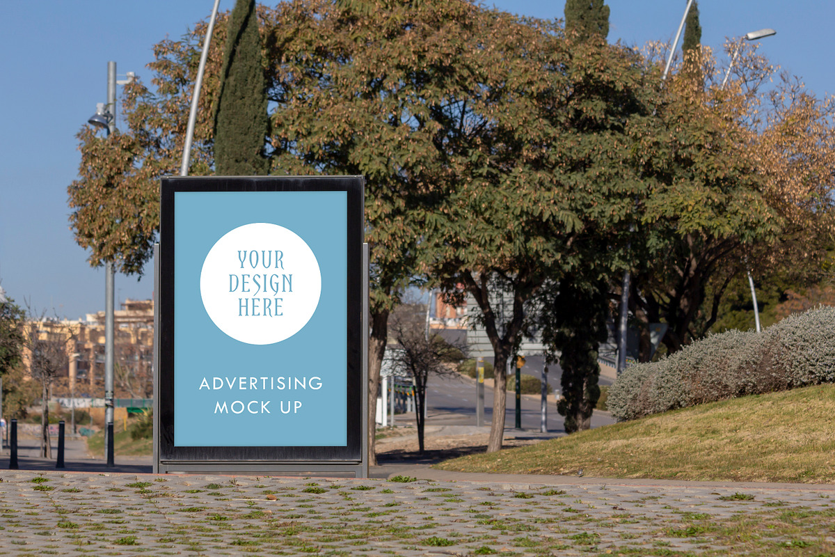 Blank billboard mock up in Mockup Templates - product preview 8