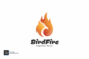 Bird Fire - Logo Template