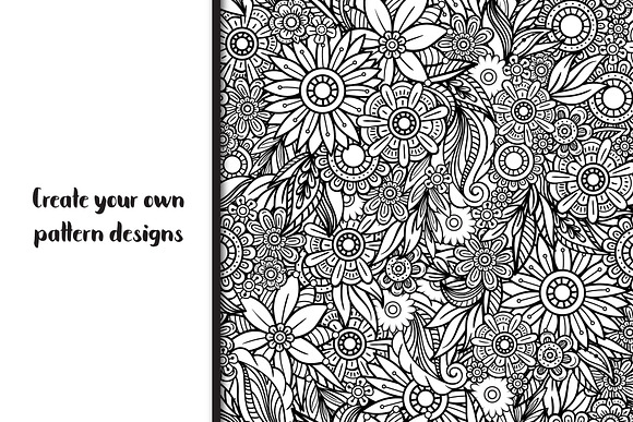 Floral Doodles Collection in Illustrations - product preview 9