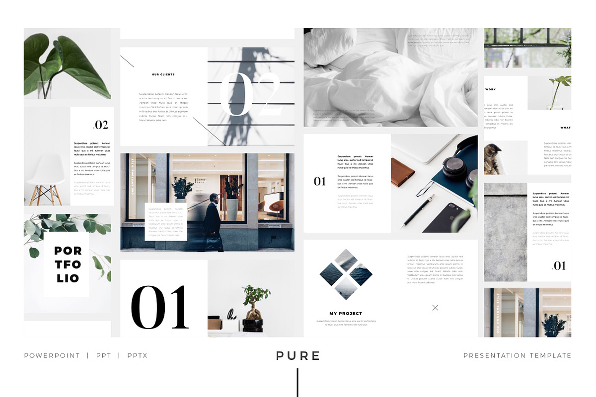 PURE Powerpoint Presentation in PowerPoint Templates - product preview 8