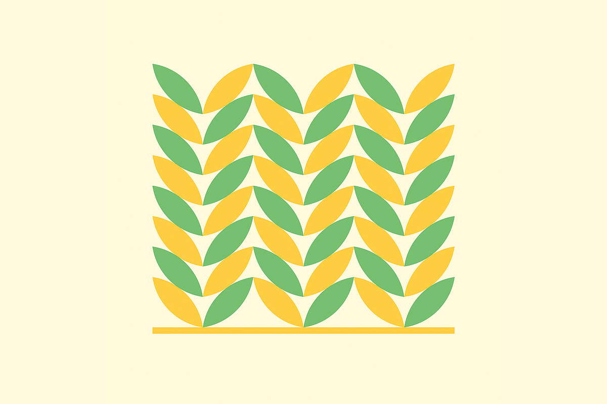 Leaf growing vector pattern in Illustrations - product preview 8