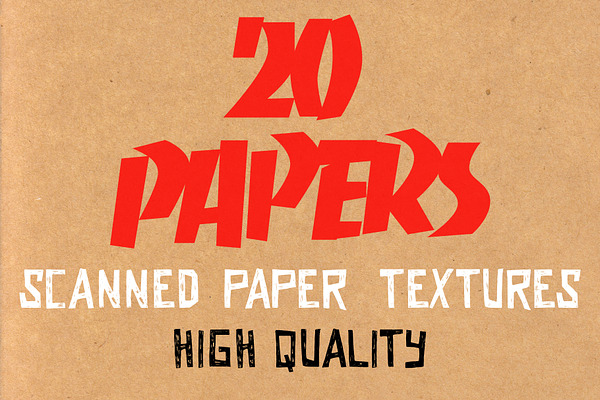 20 Paper Textures
