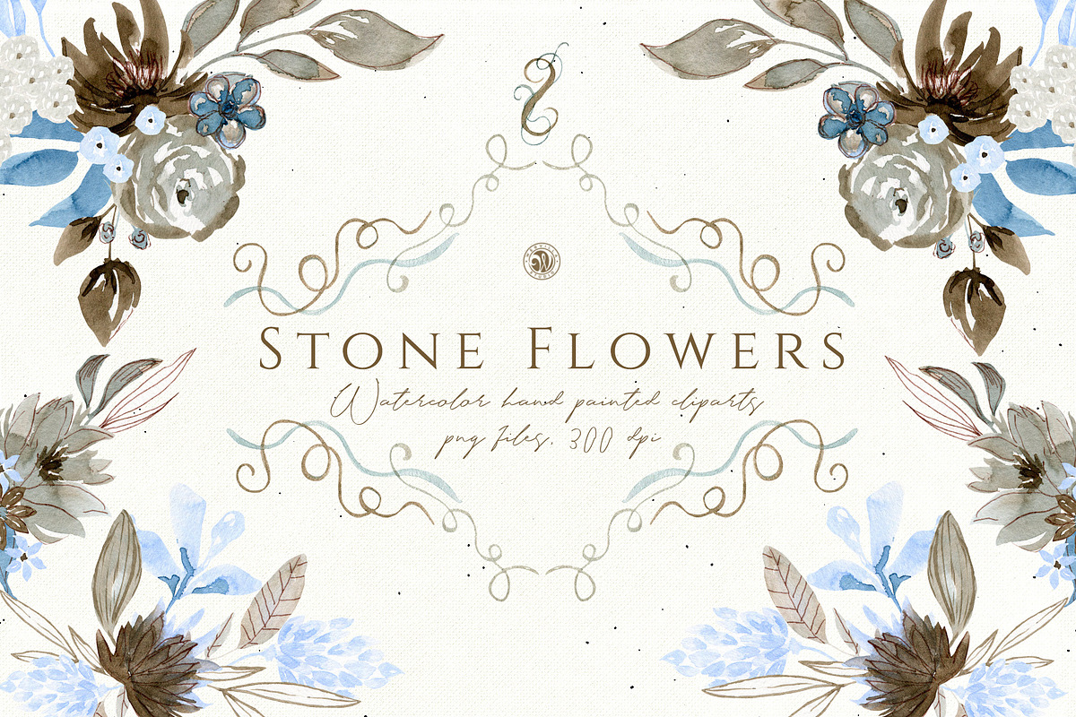 Stone Flowers in Illustrations - product preview 8