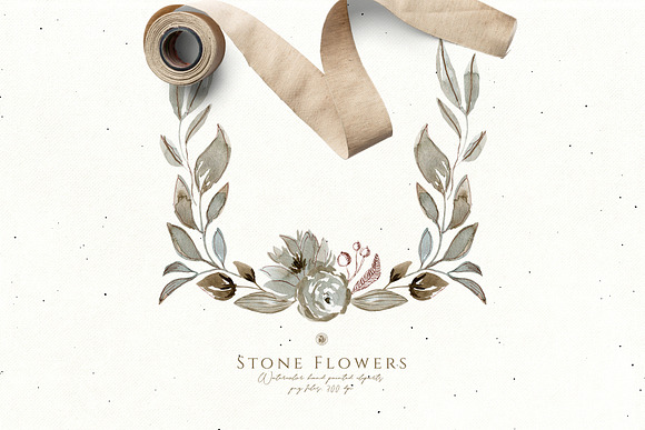 Stone Flowers in Illustrations - product preview 3