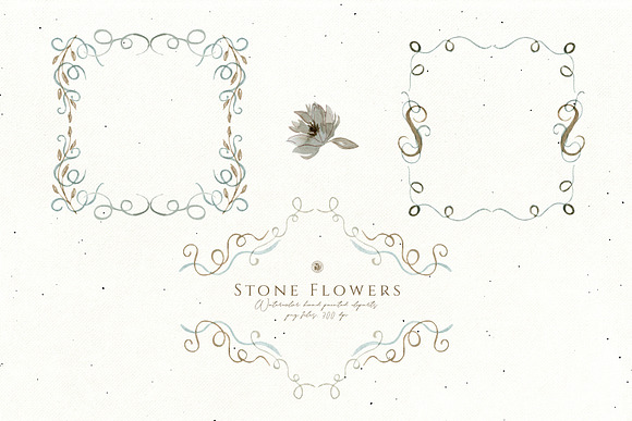 Stone Flowers in Illustrations - product preview 4