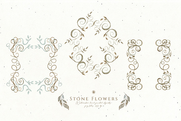 Stone Flowers in Illustrations - product preview 5