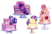 Cakes Yummy Watercolor png