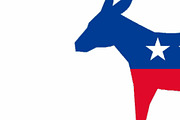 Animation Democrat Donkey Mascot