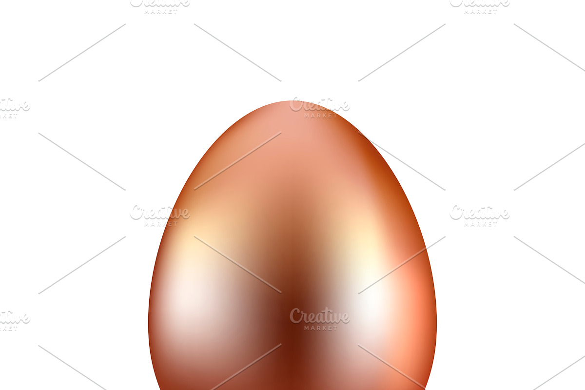 Copper easter egg in Objects - product preview 8