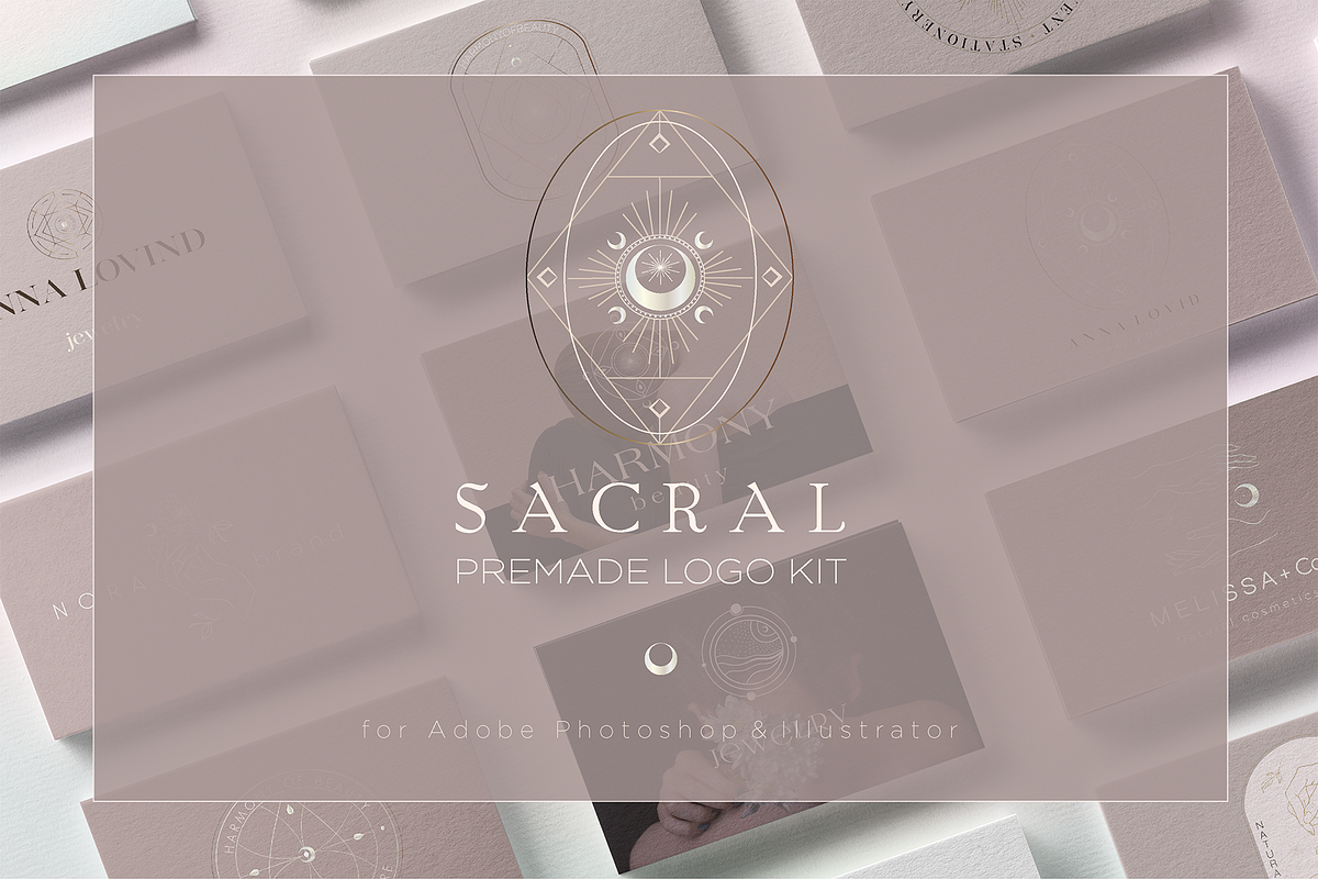 Sacral- Brand Kit in Logo Templates - product preview 8