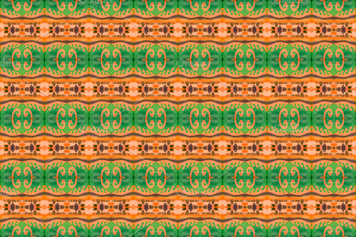 Colorful Ornate Decorative Seamless in Patterns - product preview 8