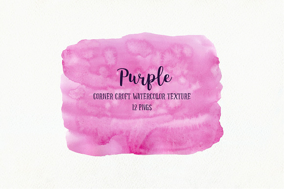 Watercolor Purple Texture in Textures - product preview 2