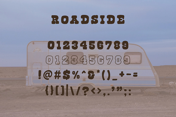 Roadside | Vintage Slab Serif in Slab Serif Fonts - product preview 2