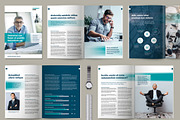 A4 business brochure design template
