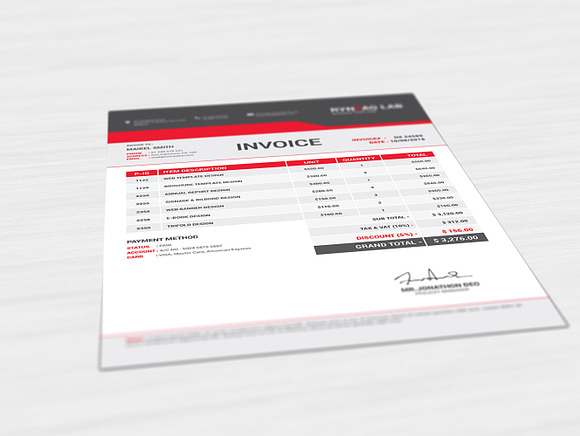New Creative Invoice in Stationery Templates - product preview 2