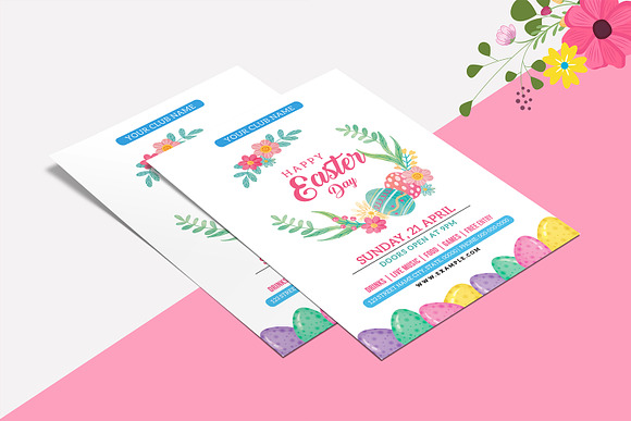 Easter Invitation Flyer - V979 in Flyer Templates - product preview 2