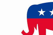 Animation Republican Elephant Masco