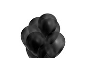 Bunch of luxury black balloons