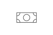 Money banknote outline icon