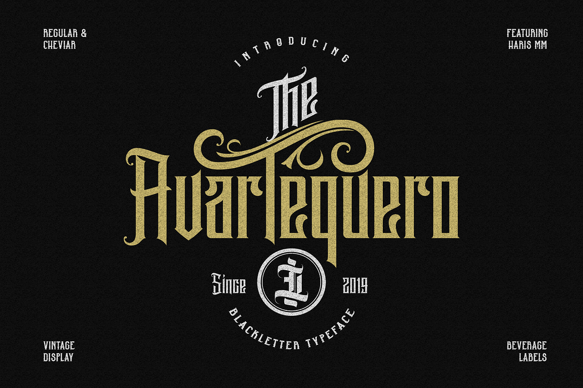 Avartequero in Tattoo Fonts - product preview 8