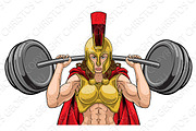 Woman Spartan Trojan Sports Mascot