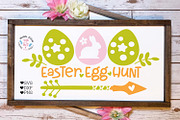 Easter Egg Hunt Sign Cut File