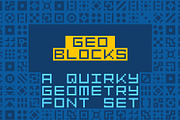 GeoBlocks-a geometric font set!