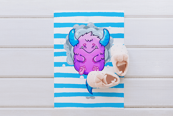 Cute Monsters Pack in Illustrations - product preview 7