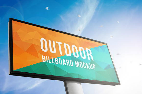 Outdoor Billboard Mockup in Mockup Templates - product preview 2