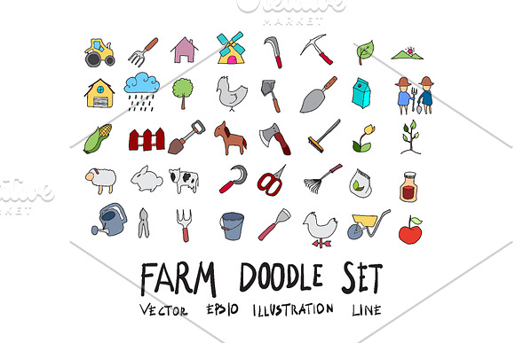 15151 in 1 Doodle Giant bundle in Illustrations - product preview 29