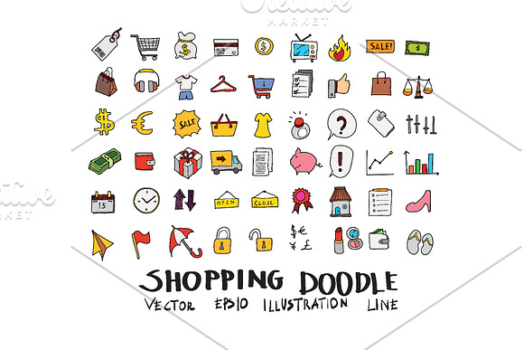 15151 in 1 Doodle Giant bundle in Illustrations - product preview 49
