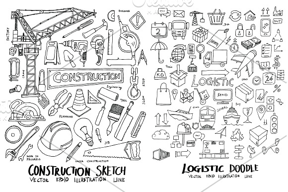 15151 in 1 Doodle Giant bundle in Illustrations - product preview 100