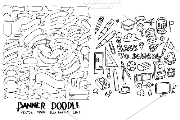 15151 in 1 Doodle Giant bundle in Illustrations - product preview 114