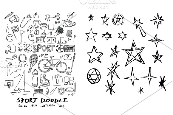 15151 in 1 Doodle Giant bundle in Illustrations - product preview 115